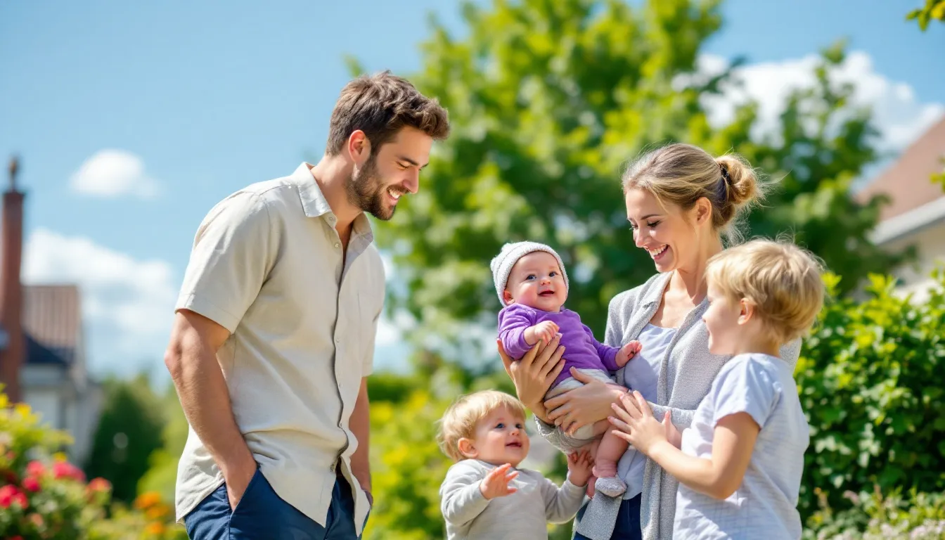 Familienmomente im Freien