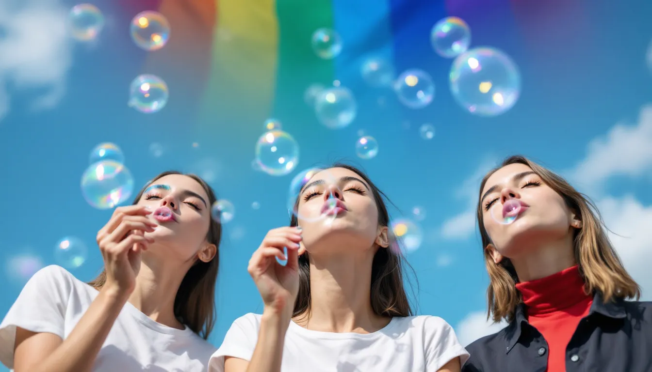 Regenbogenfarben