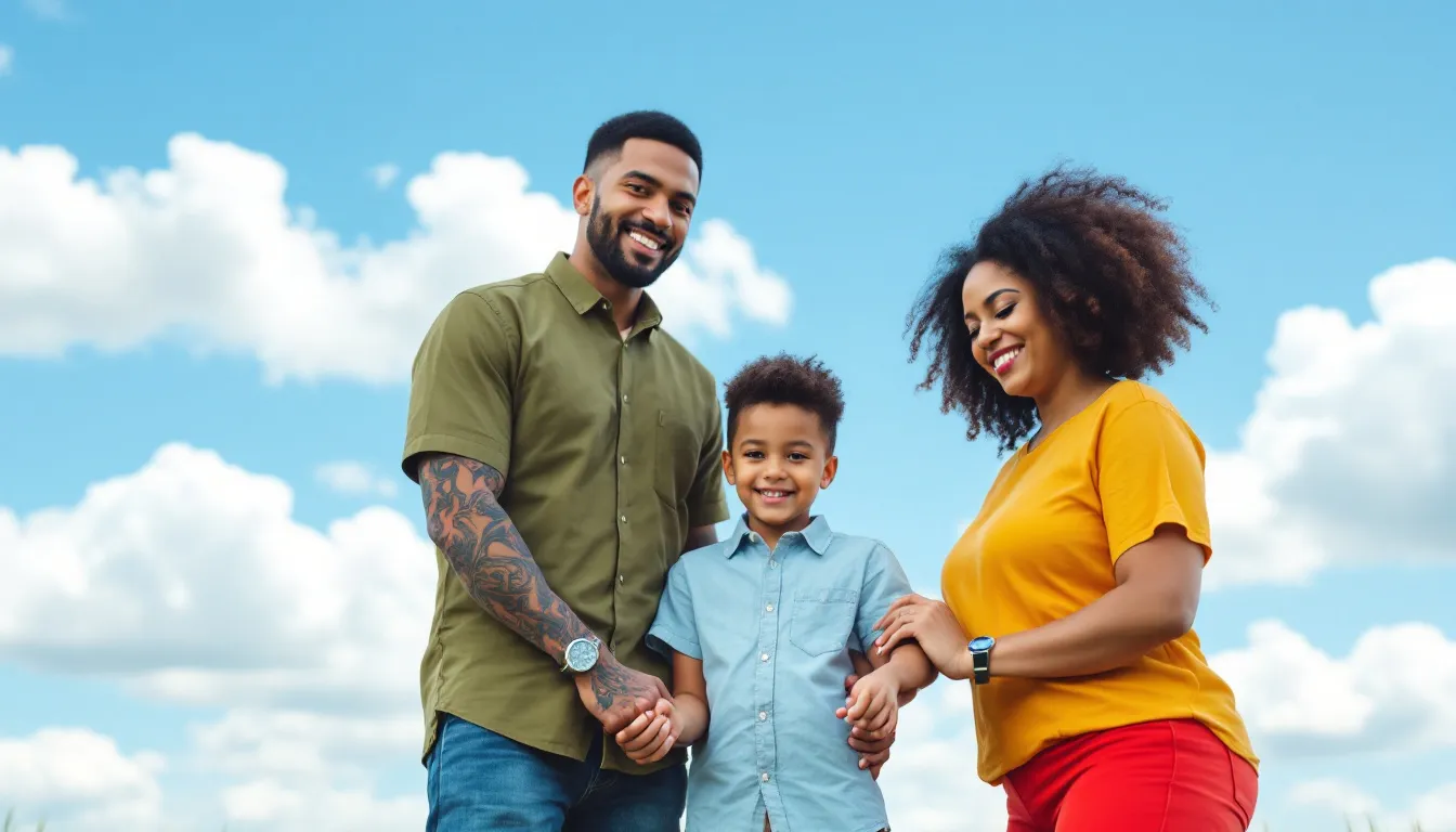 Familie im Einklang