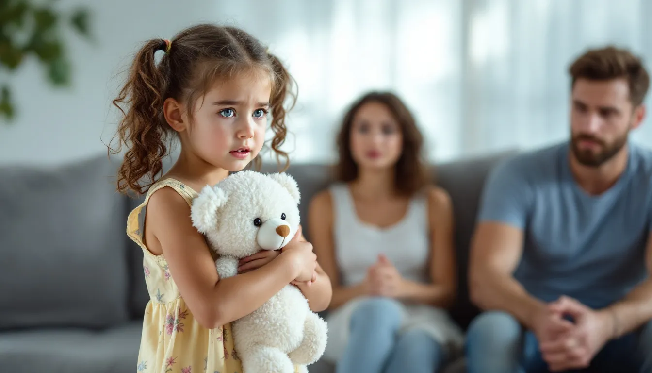 Familienkonflikt im Wohnzimmer