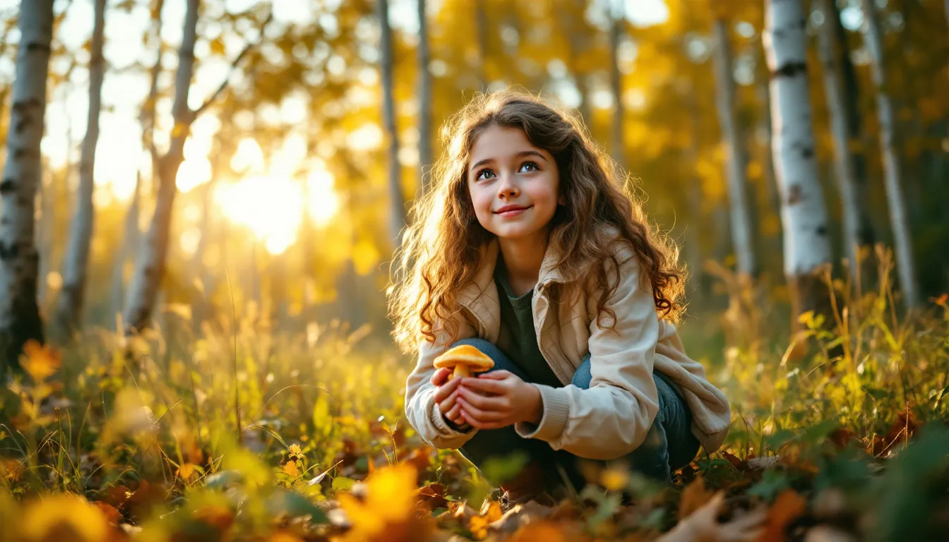 Kinder entdecken die Natur