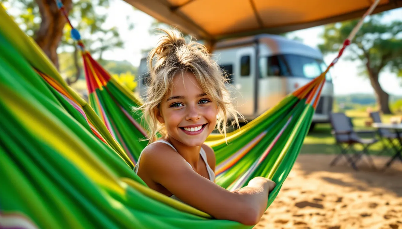 Camping-Urlaub mit der Familie