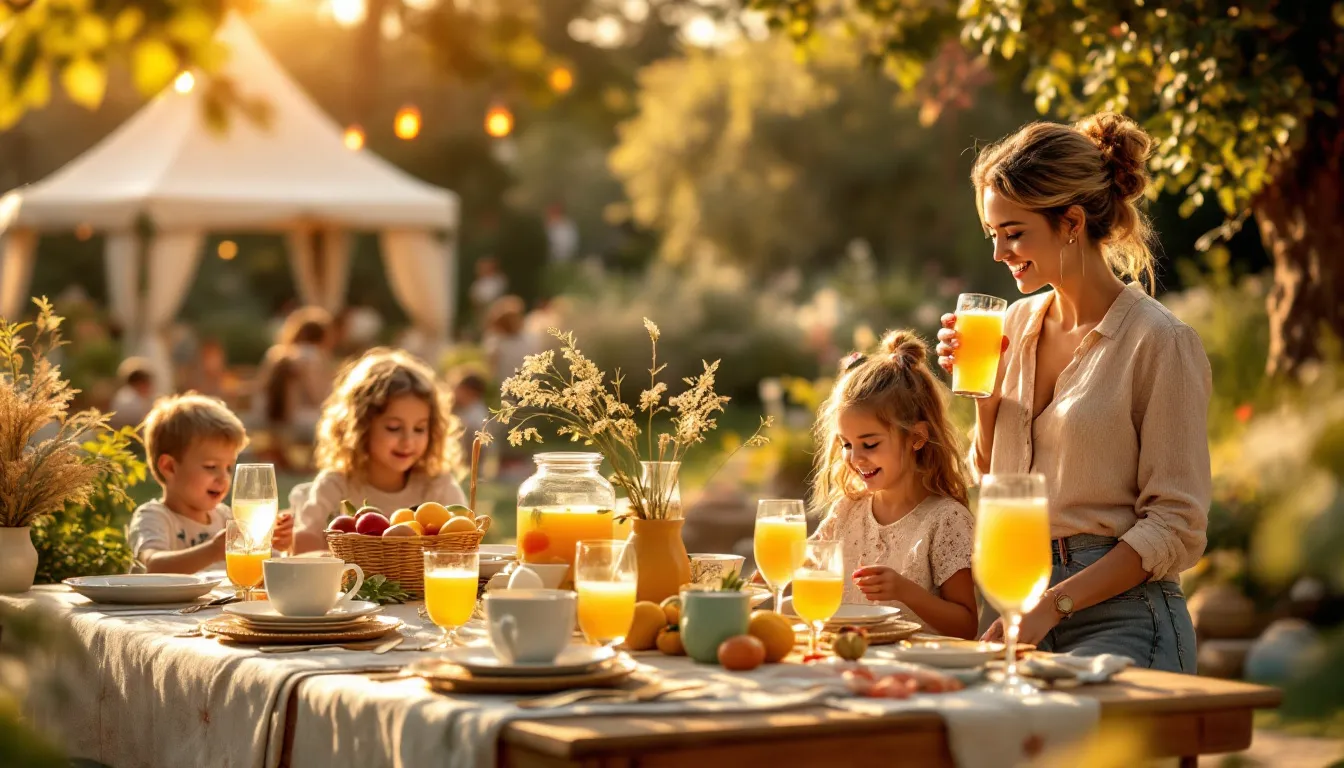 Sommerliche Gartenparty